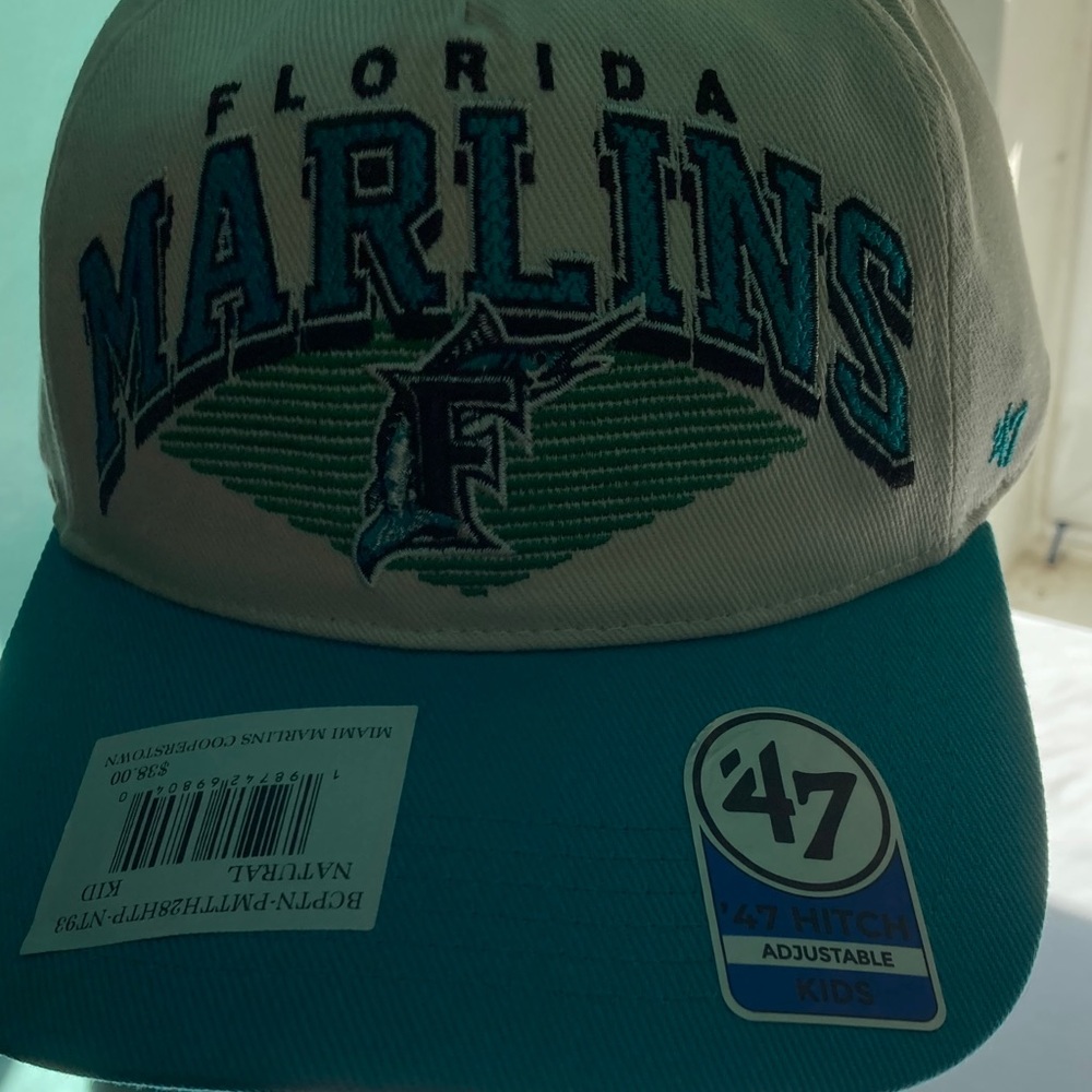 Florida Marlins mens Adjustable Hat